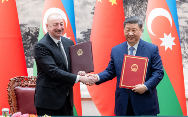 习近平同阿塞拜疆总统阿利耶夫会谈