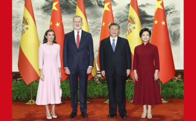 习近平会见西班牙国王费利佩六世